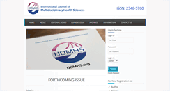 Desktop Screenshot of ijomhs.org